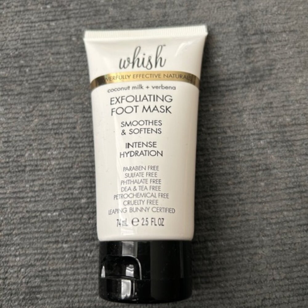 Whish Coconut Milk + Verbena Exfoliating Foot Mask - NWT